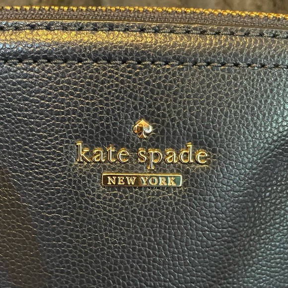 Kate Spade Handbag Patterson Drive Carli Dome Pebbled Leather Oceano Navy - Picture 8 of 12